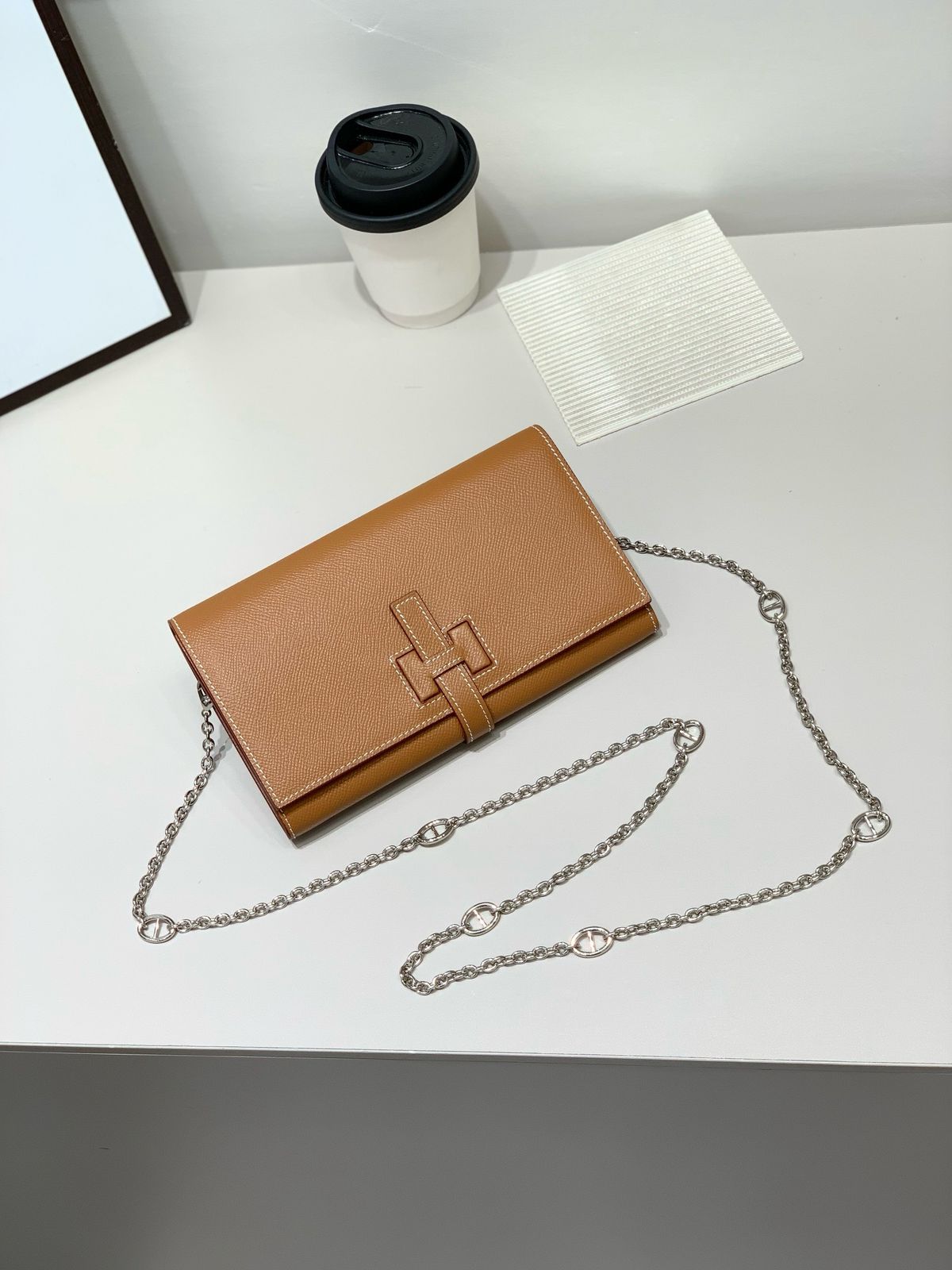 Hermès New H Passant Compact wallet