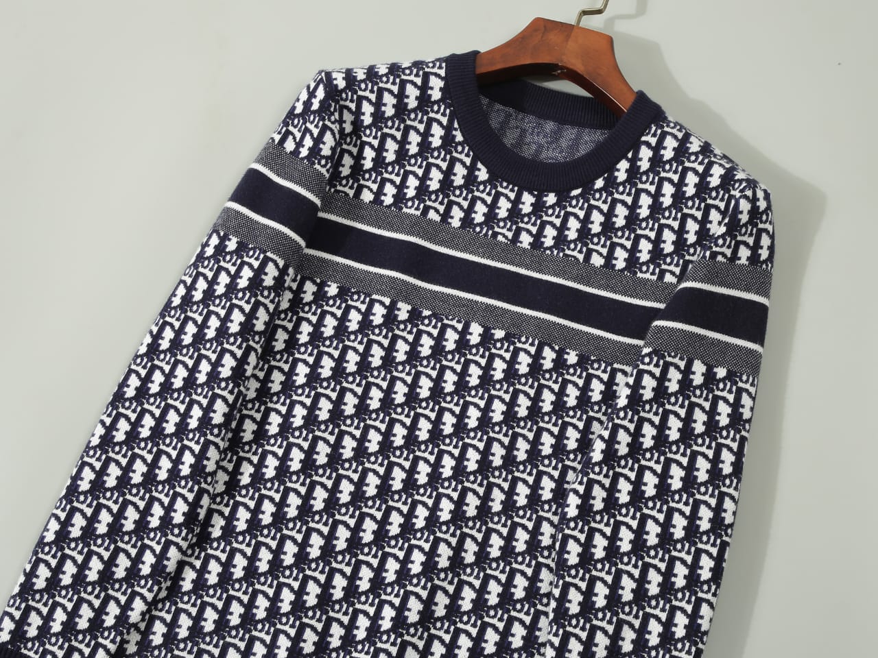 Uni-Sex Dior Reversible Round-Neck Sweater