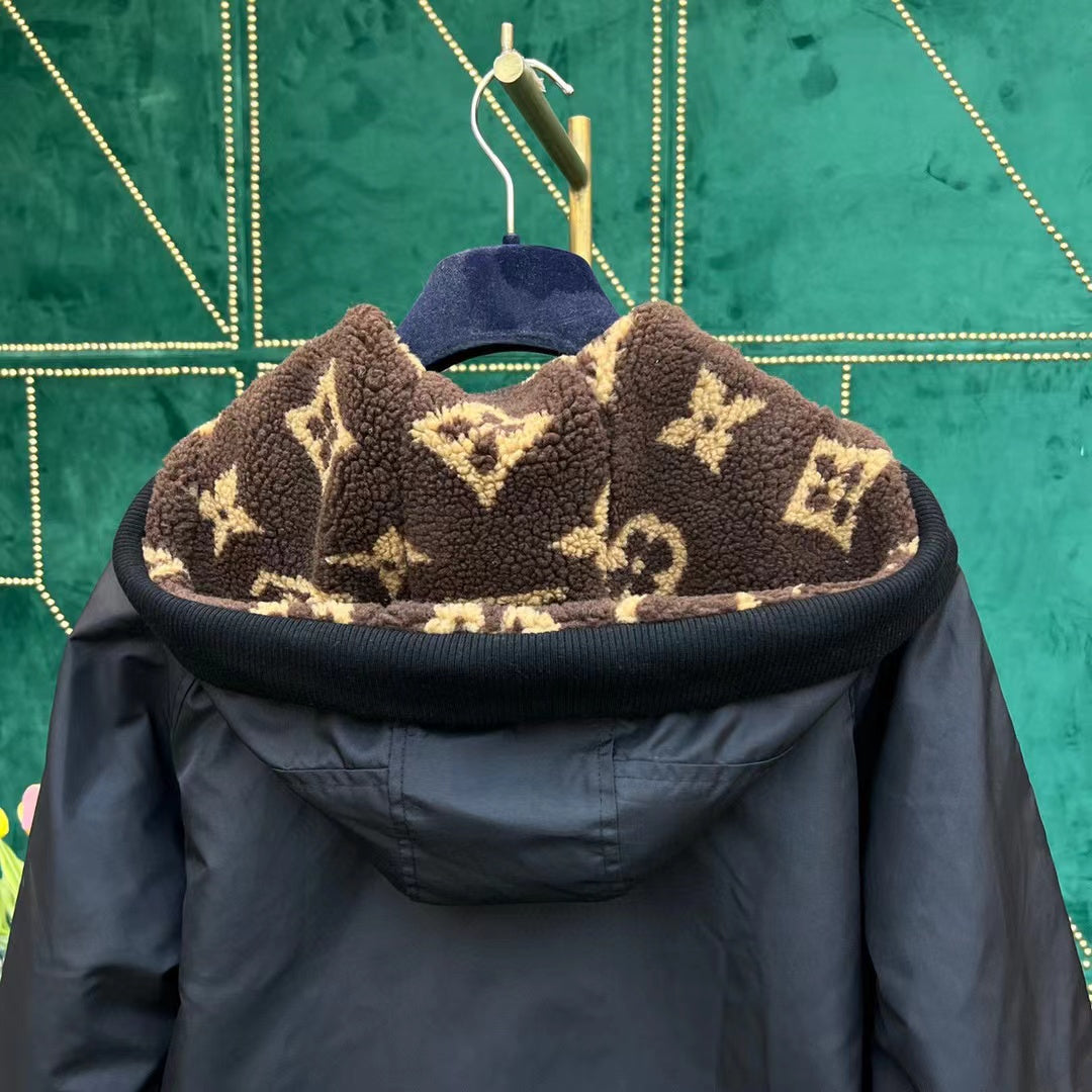 Louis Vuitton Monogram Accent Parka