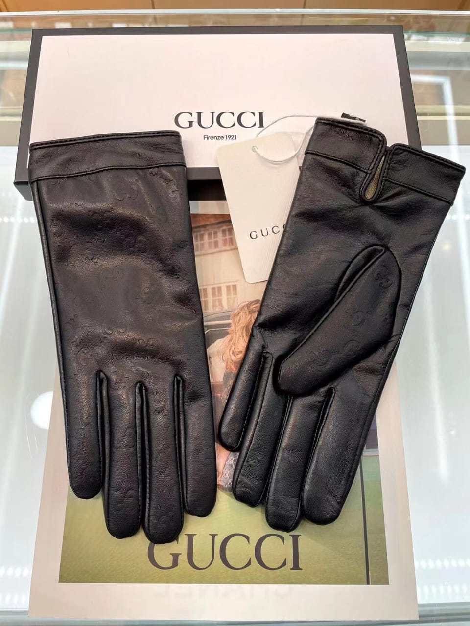 Gucci GG Gloves Black