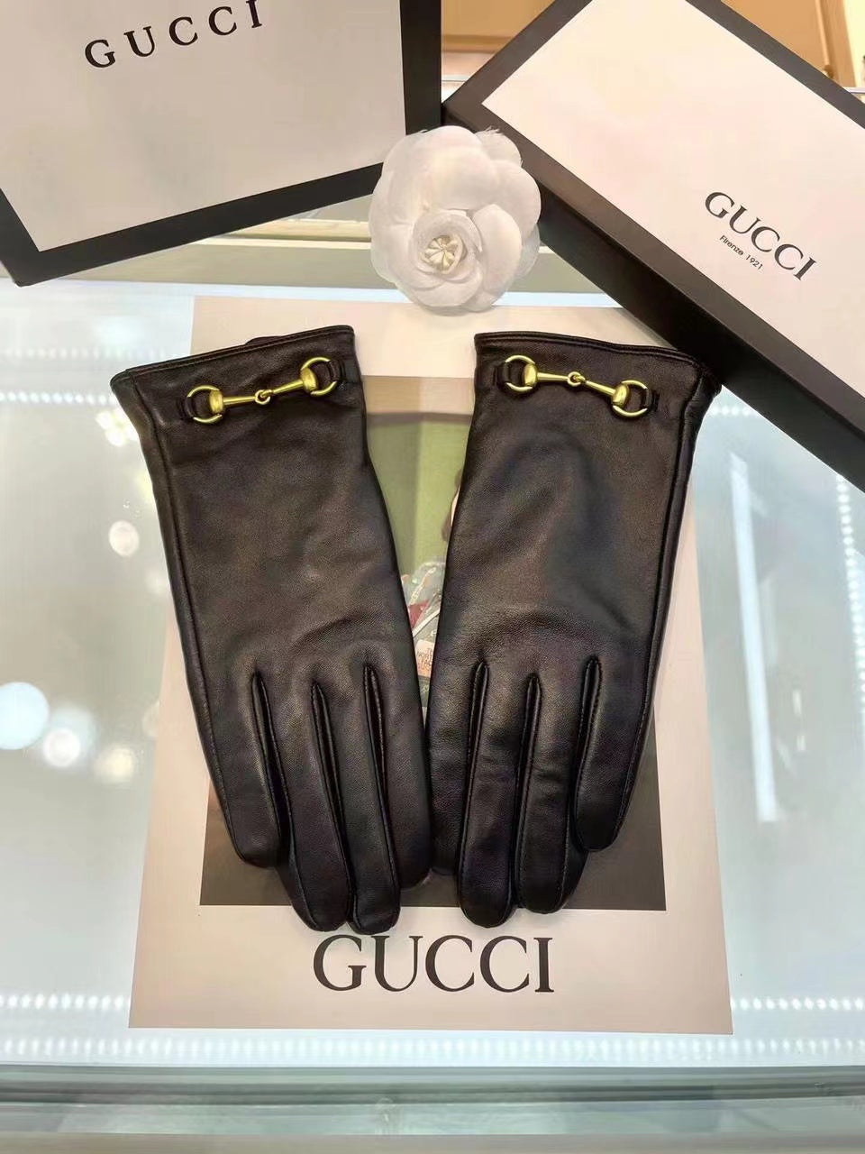 Gucci GG Gloves Black