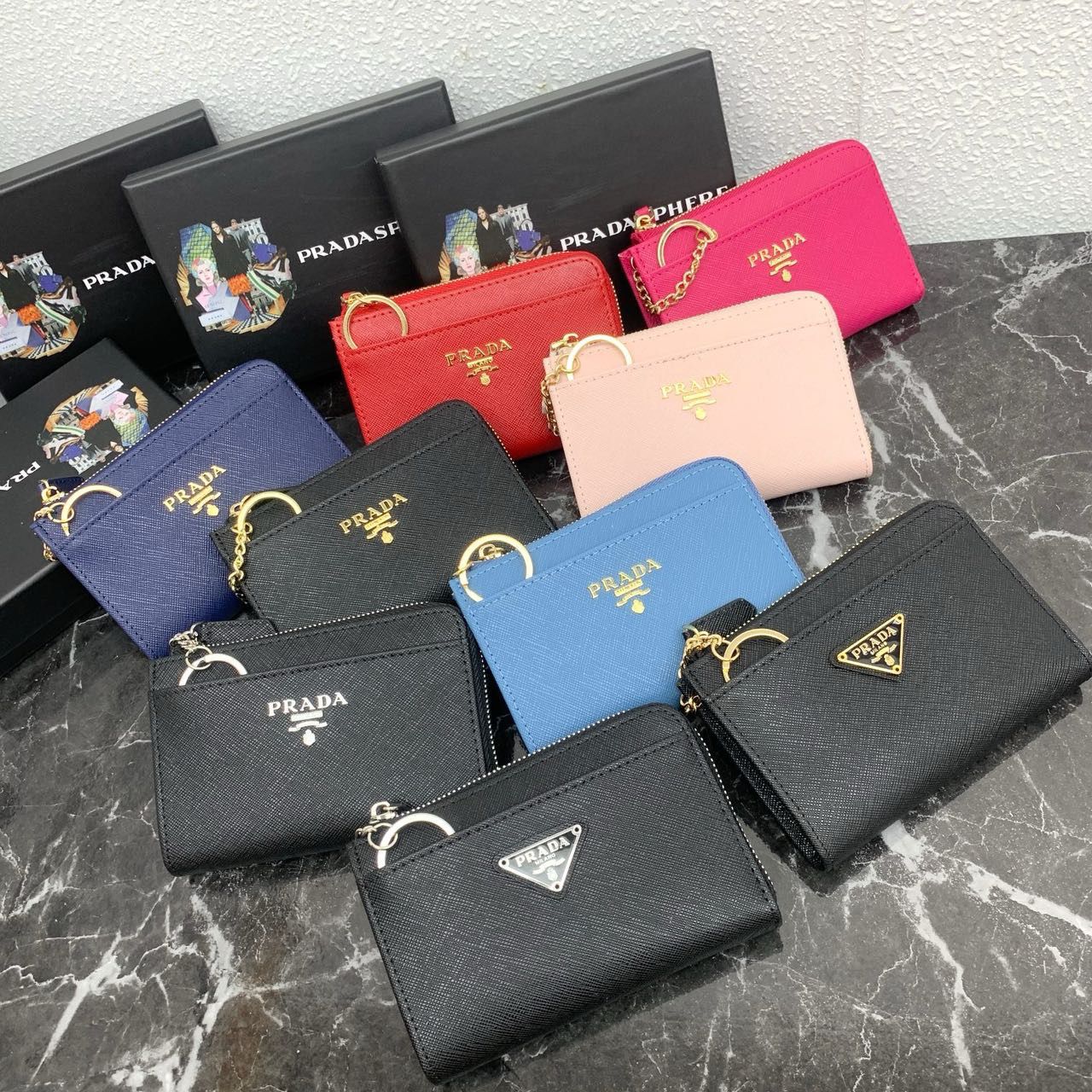 Prada Wallets Collation